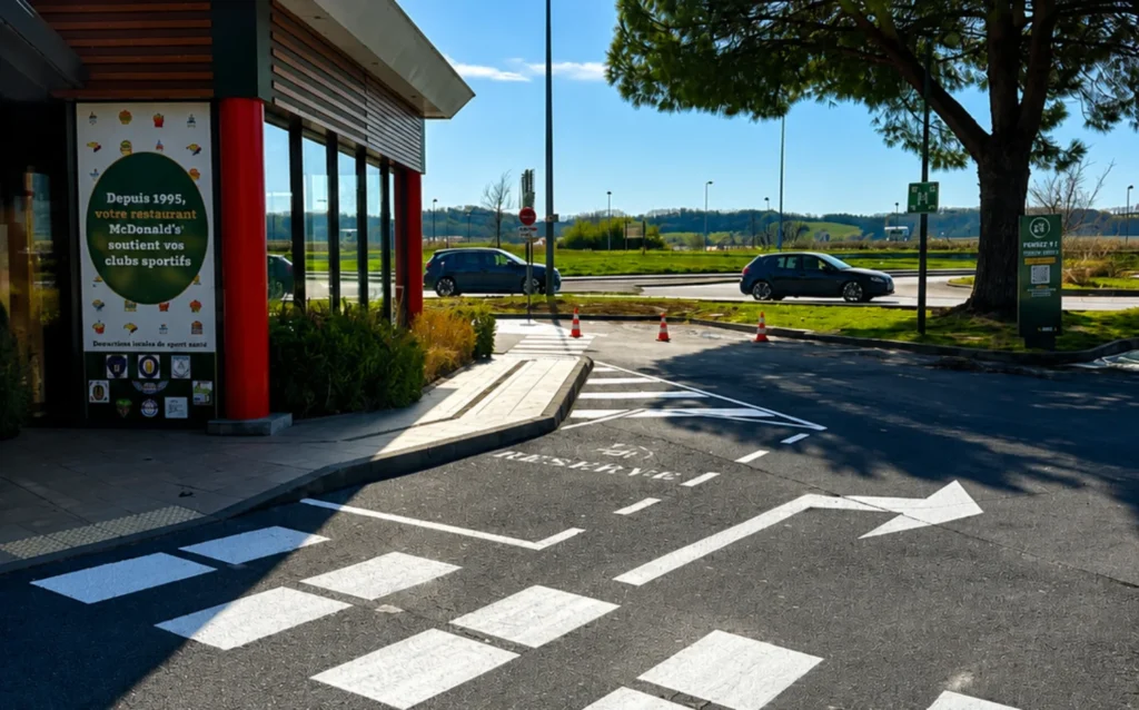 MARQUAGE AU SOL MC DONALD Albi 81 1